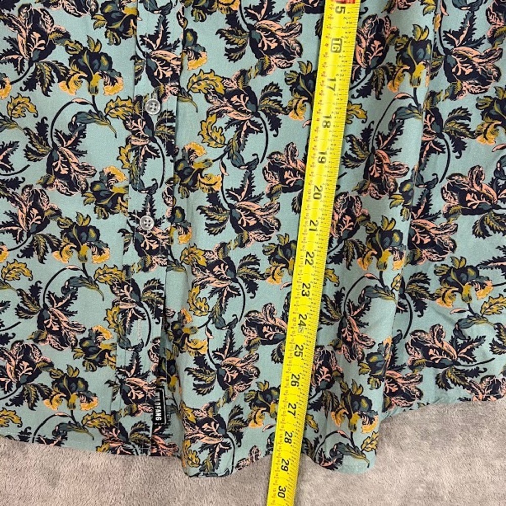 Wildfang The Essential Button Up Shirt Unisex 1X Floral Casual Everyday Career - Picture 8 of 9